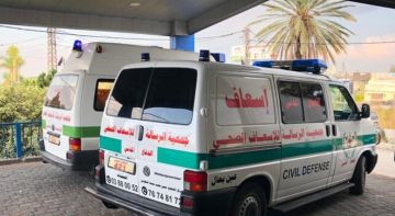 إخماد حريق داخل أحد الأبنية السكنية المرتفعة في صور