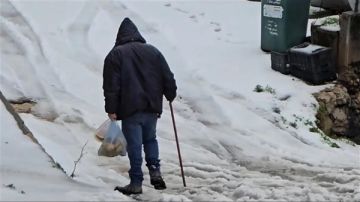 الثلوج غطت قرى الشوف... وأضرار نتيجة العاصفة!