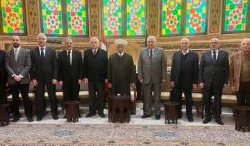 المفتي دريان استقبل ريفي ووفد لقاء التوازن الوطني