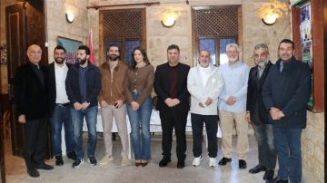 تجمع الإعلاميين الرياضيين الفلسطينيين في لبنان يبارك انتخاب عاطف مرعي أبو مرعي رئيسا للنادي الأهلي الرياضي في صيدا تجمع الإعلاميين الرياضيين الفلسطينيين في لبنان يبارك انتخاب عاطف مرعي أبو مرعي رئيسا للنادي الأهلي الرياضي في صيدا