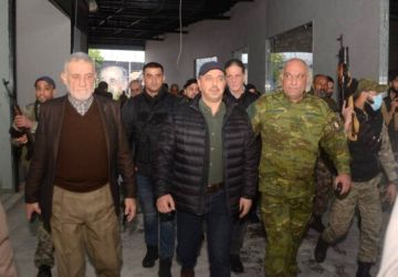 قائد الأمن الوطني الفلسطيني تفقد عين الحلوة والتقى أبو العينين وقوات الأمن الوطني