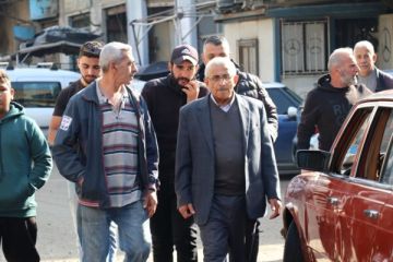 سعد تفقد موقع استهداف سينيق: الغارة طالت منشآت مدنية ونطالب الحكومة بتعويض المتضررين