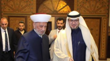 دريان استقبل بخاري: تأكيد على دعم الجيش ودوره في حصر السلاح