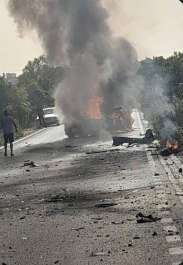 مسيرة معادية استهدفت سيارة في بلدة بريقع جنوبي لبنان