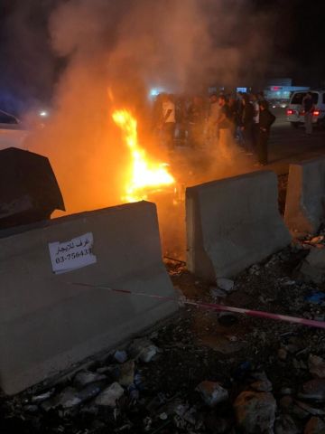 احتراق دراجة نارية في صور بفعل ماس كهربائي ولا استهداف