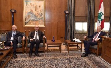 بري خلال لقائه لودريان: لا يجوز إستمرار إسرائيل بعدوانها على لبنان