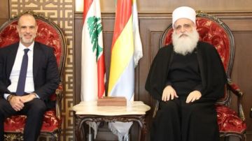 شيخ العقل عرض الاوضاع مع وزير الاشغال والنائب السابق الخليل ورئيس الأركان وريما حمادة