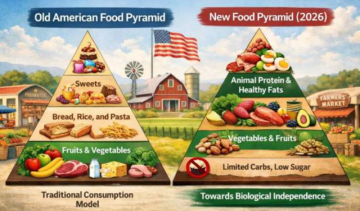 الهرم الغذائي الأميركي الجديد إنقلاب تاريخي يثير نقاشا عالميا! الهرم الغذائي الأميركي الجديد إنقلاب تاريخي يثير نقاشا عالميا!