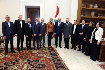 الرئيس عون استقبل وفود موظفي الاتصالات ونقابات الزراعة ووعد بدراسة مطالبهم