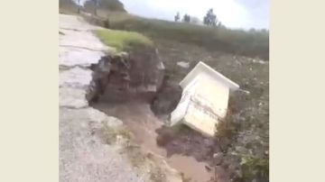 تضرر جسر في حكر الضاهري سهل عكار بسبب