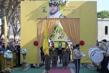 تشييع مهيب للشهيد وليد حسين عليق في زوطر الغربية جنوب لبنان