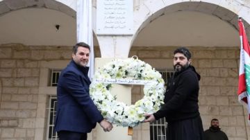 نديم الجميل في احتفال ازاحة الستارة عن لوحة شهداء مدرسة المركزية: استشهدوا من أجل بقاء لبنان