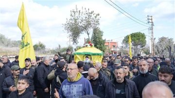 حزب الله يشيع الشهيد المجاهد وليد حسين عليق بموكب مهيب في بلدة زوطر الغربية