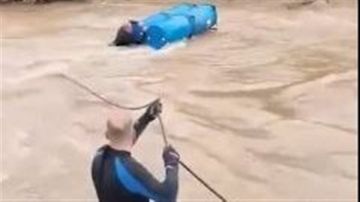 فقدان سيدة سورية أثناء محاولتها عبور النهر الكبير بين لبنان وسوريا!