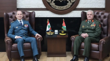 قائد الجيش بحث مع اللواء الحنيطي في تعزيز التعاون بين الجيشين اللبناني والأردني