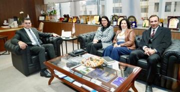 مرقص بحث ووفدا من كنام في سبل التعاون وتحديث استوديوات إذاعة لبنان مرقص بحث ووفدا من كنام في سبل التعاون وتحديث استوديوات إذاعة لبنان