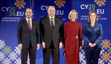 الرئيس عون واللبنانية الاولى شاركا في احتفال تسلم قبرص رئاسة الاتحاد الاوروبي