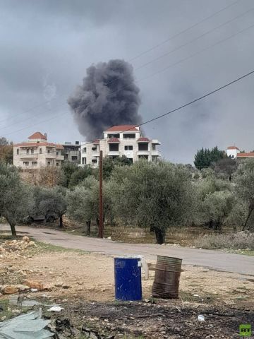 الجيش الإسرائيلي يعلن مهاجمة أهداف تابعة لحزب الله في لبنان