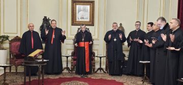 البطريرك الراعي استقبل وفدا من رعية إهدن زغرتا وعرض تقدم ملفي البطريرك الدويهي ويوسف بك كرم