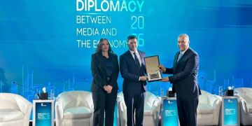 بالتعاون مع وزارة الإعلام في لبنان الوزير مرقص متحدثا ومكرما في منتدى الإعلام والديبلوماسية والاستثمار في عمان ولقاء مع نظيره الاردني