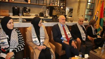 رئيس اتحاد نقابات عمال فلسطين فرع لبنان يشارك في أمسية فلسطين ولبنان توأمة القصيدة والهوية 