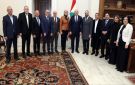 الرئيس عون استقبل وفدين من نقابة موظفي وعمال المواصلات السلكية واللاسلكية وإتحاد النقابات الزراعية ووعد بدراسة المطالب وأكد ضرورة حماية الإنتاج الزراعي - lb
