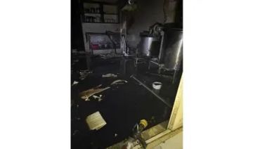 حريق في معمل للسكاكر في بلدة جديتا حريق في معمل للسكاكر في بلدة جديتا