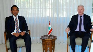 رجي بحث وسفير ماليزيا في أوضاع الجنوب ومرحلة ما بعد اليونيفيل رجي بحث وسفير ماليزيا في أوضاع الجنوب ومرحلة ما بعد اليونيفيل