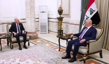 رجي يلتقي الرئيس العراقي: لبنان يدعم جهود الدولة العراقية في حصر السلاح بيدها رجي يلتقي الرئيس العراقي: لبنان يدعم جهود الدولة العراقية في حصر السلاح بيدها