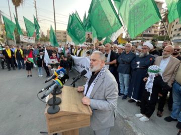 العمل الجماهيري في حماس نظم تجمعا فلسطينيا بمدينة صيدا في ذكرى طوفان الأقصى العمل الجماهيري في حماس نظم تجمعا فلسطينيا بمدينة صيدا في ذكرى طوفان الأقصى