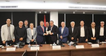 لقاء مثمر بين الهيئات الاقتصادية والنفي.... مرفأ بيروت نحو مرحلة جديدة لقاء مثمر بين الهيئات الاقتصادية والنفي.... مرفأ بيروت نحو مرحلة جديدة