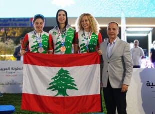 ميدالية برونزية خامسة للبنان في دراجات العرب ميدالية برونزية خامسة للبنان في دراجات العرب