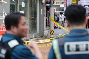 مصابون بحادث طعن في كوريا الجنوبية مصابون بحادث طعن في كوريا الجنوبية