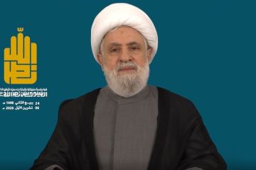 الشيخ قاسم: نرى تحرير الجنوب أمام أعيننا وجولة الحرب الأخيرة لأصحاب الأرض الشيخ قاسم: نرى تحرير الجنوب أمام أعيننا وجولة الحرب الأخيرة لأصحاب الأرض