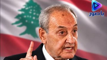 بري، ردا على سؤال حول توجه عدد من النواب إلى تقديم اقتراح لإلغاء قانون مقاطعة إسرائيل، يرد بصوت عال
