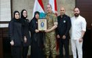 عائلة الشهيد المقدم محمد فرحات تزور قائد الجيش واللواء الخامس يزور ضريحه في الذكرى الثانية لاستشهاده