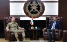 قائد الجيش استقبل ناصر ودرغام وعرض مع ريزا آليات تقديم المساعدات الإنسانية في الجنوب