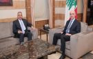 الحجار بحث مع سفيري باكستان والعراق في العلاقات