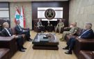قائد الجيش عرض مع وفد هولندي مرحلة ما بعد اليونيفيل واستقبل الملحق العسكري البرازيلي مودعا