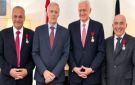 السفير البلجيكي قلد باسم الملك فيليب ثلاثة أطباء لبنانيين أوسمة التاج الملكية