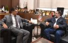 مرقص بحث مع نقيب المصورين الصحافيين بقانون الإعلام والتعاون الإعلامي مع سوريا