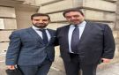 الدكتور غدي طيون ممثلا رئيس تيار المرده في احتفال مئوية الدستور اللبناني في قصر الليكسمبورغ