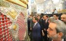 رئيس الوزراء العراقي علي فالح الزيدي يزور مرقد السيدة زينب (ع) في دمشق