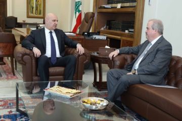 الرئيس عون إطلع من جابر على نتائج إجتماعات دافوس ودبي وعرض مع حيدر وصدي شؤون وزارتيهما