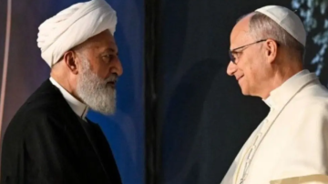 البابا لاوون الرابع عشر شكر الشيخ الخطيب على مشاركته في اللقاء المسكوني البابا لاوون الرابع عشر شكر الشيخ الخطيب على مشاركته في اللقاء المسكوني