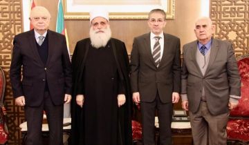 شيخ العقل استقبل سلام وسعد ورئيس مجلس إدارة إيدال ووفودا: لوعي خطورة المؤامرة والسعي لتجنبها بحكمة وشجاعة وثبات