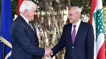 بري خلال لقائه الرئيس الألماني: اللبنانيون لا يريدون الحرب