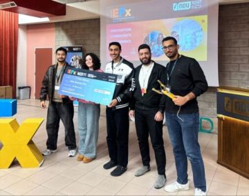 طلاب جامعة رفيق الحريري يحرزون المركز الأول في تحدي الذراع الروبوتية ضمن فعالية ASME EFX