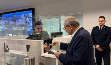 سلام غادر الى ميونيخ.. من مبنى المسافرين