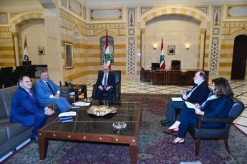 سلام بحث مع البنك الدولي مشاريع الإعمار والدعم واستقبل وفد المتعاقدين وتسلم دعوة لحفل إفطار دار الفتوى سلام بحث مع البنك الدولي مشاريع الإعمار والدعم واستقبل وفد المتعاقدين وتسلم دعوة لحفل إفطار دار الفتوى